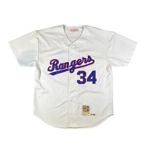 Vintage MLB Texas Rangers 34 Nolan Ryan Jersey - XL